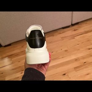 Alexander McQueen Runners white and black size 7 or 37